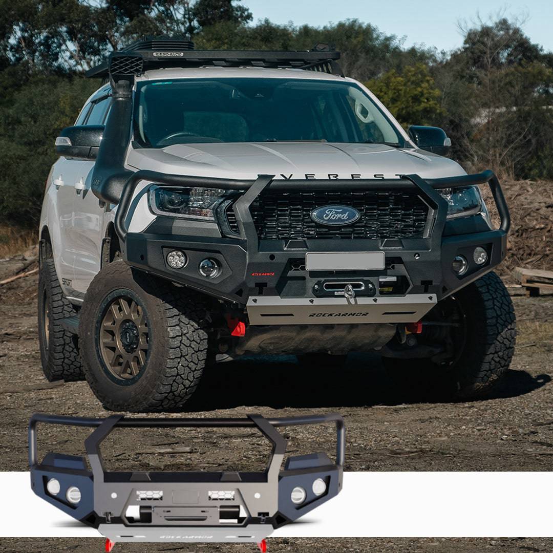 Rockarmor Gt Hoop Steel Bullbar - Ford Everest (Px 2 & Px 3) (Full Bar Replacement)