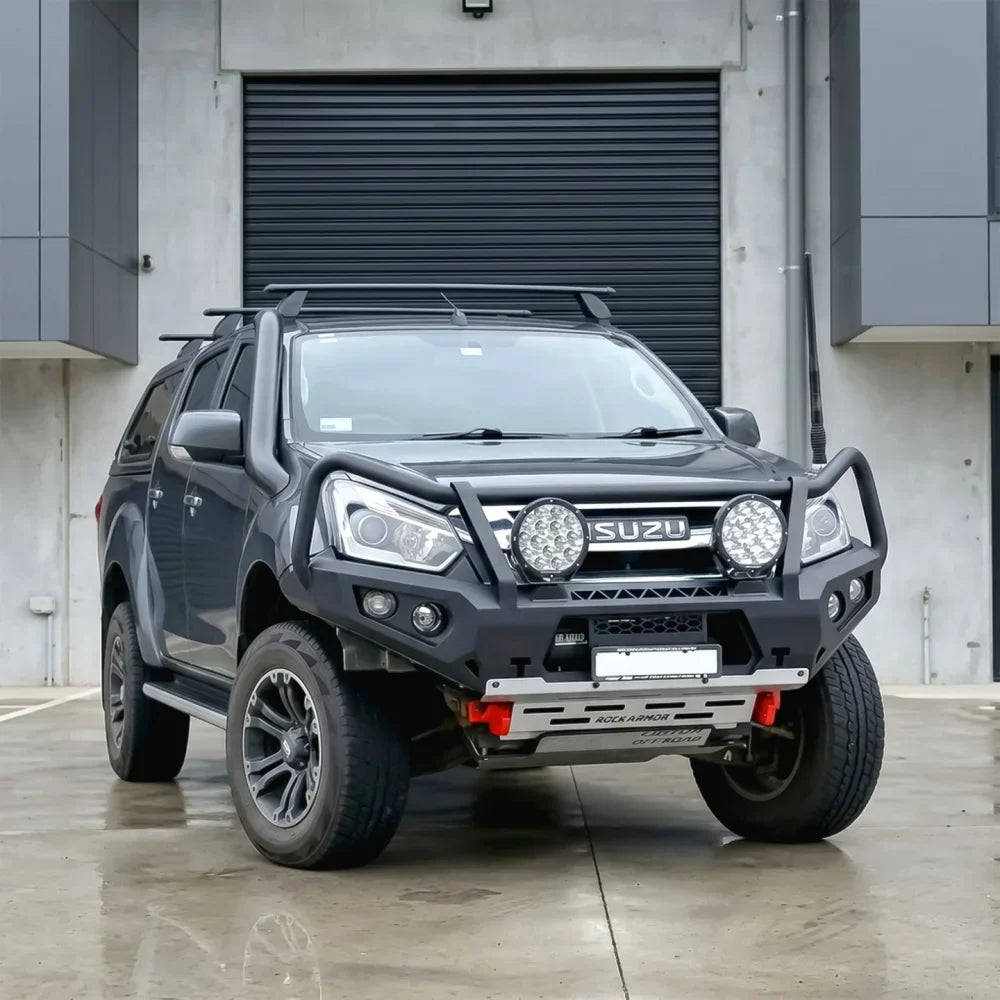 Rockarmor Gt Hoop Steel Bullbar Combo Package - Isuzu Dmax 2017-2020 PFL (Full Bar Replacement)