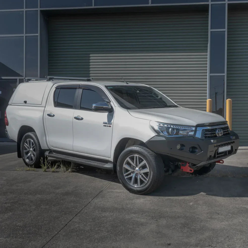 Rockarmor Gt Hoopless Steel Bullbar Combo - Toyota Hilux N80 Bullbar 2015 -2020 - Winch Bar Combo